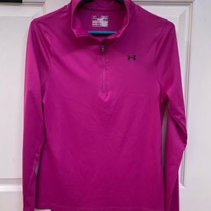 Under Armour purple quarter zip